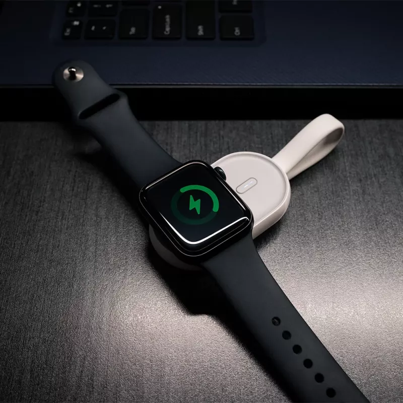 Bezvadu ārējais akumulators-lādētājs Tellur TLL151441 1200 mAh Apple Watch — pārnēsājams bezvadu lādētājs