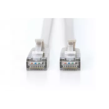 Plāns ielāpu vads DIGITUS CAT6A F-FTP, 7 m, pelēks, RJ-45–RJ-45, 10 Gbit/s