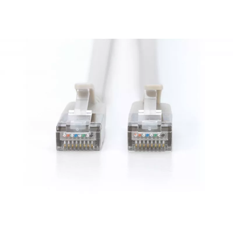 Plāns ielāpu vads DIGITUS CAT6A F-FTP, 7 m, pelēks, RJ-45–RJ-45, 10 Gbit/s