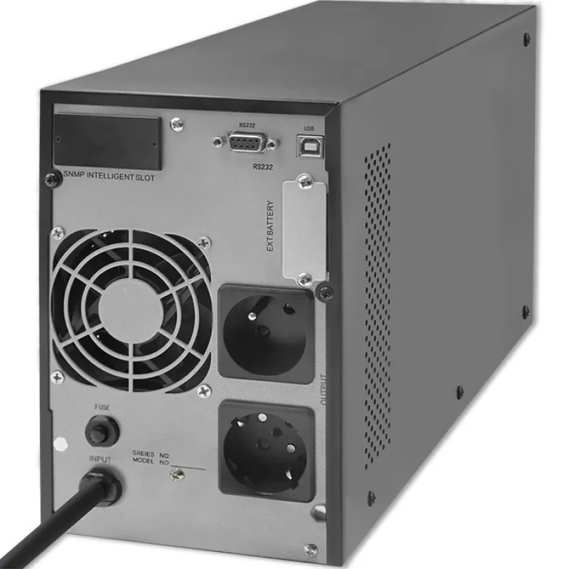 Nepārtrauktās barošanas avots QOLTEC 53981 On line 2kVA, 2000 VA jauda