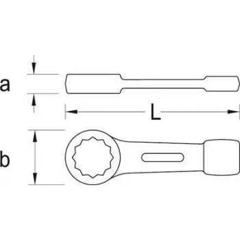 Uzgriežņu atslēga Gedore 6475780 svars 999 g iepakojuma dziļums 75 mm augstums 23 mm