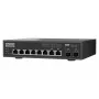 QNAP QSW-L3208-2C6T tīkla komutators Pārvaldāms L2 10G Ethernet (100/1000/10000) Galda dators Melns