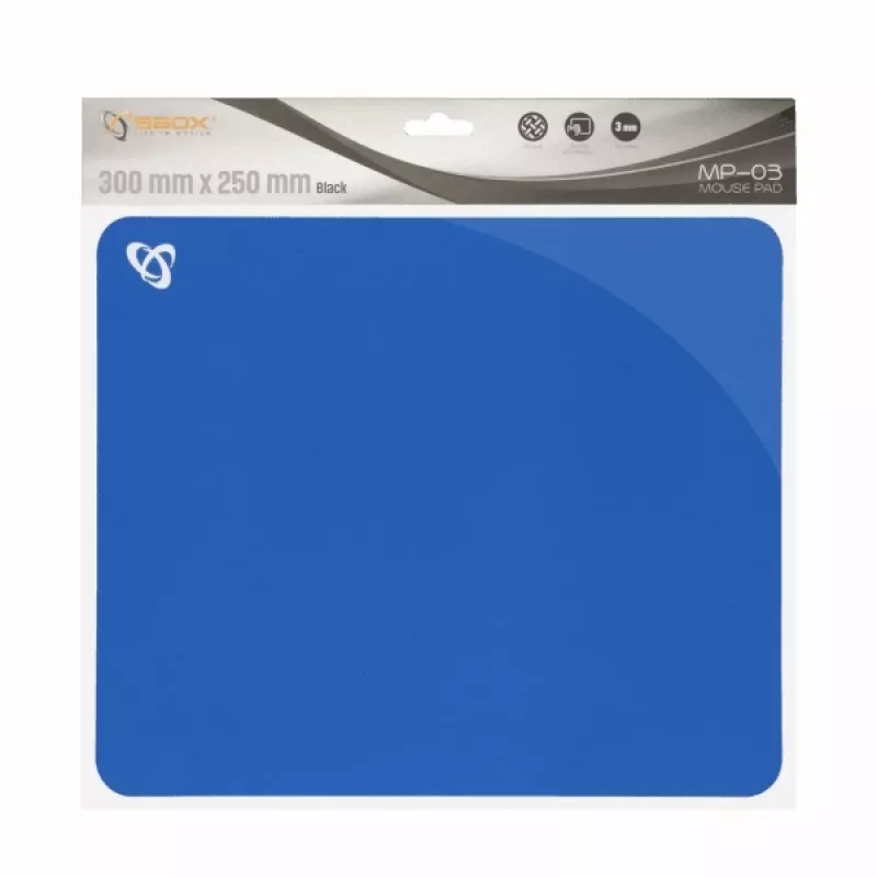 Sbox MP-03BL Gēla peles paliktnis zils