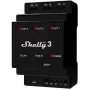 Shelly Pro 3 DIN sliežu WiFi/LAN/Bluetooth releju slēdzis