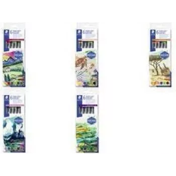 Marker Staedtler Doppel-Fasermaler Südamerika 6 krāsu, divpusēju flomāsteru komplekts
