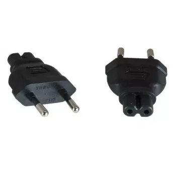 Microconnect PEEUC7AD strāvas kontaktdakšas adapteris, tips M, C7, melns