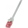 Logilink komutācijas kabelis RJ45 U/UTP Cat6 5.00m pelēka Primeline (CQ2072U)