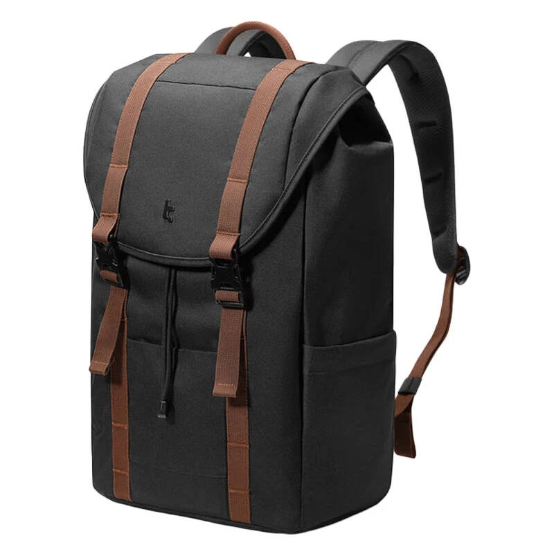 Klēpjdatora mugursoma Tomtoc VintPack-TA1, 22 L ietilpība, piemērota līdz 15,6 collām (melna)