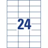 Avery 3474 pašlīmējoša etiķete, taisnstūra, pastāvīga, balta, 2400 gab.