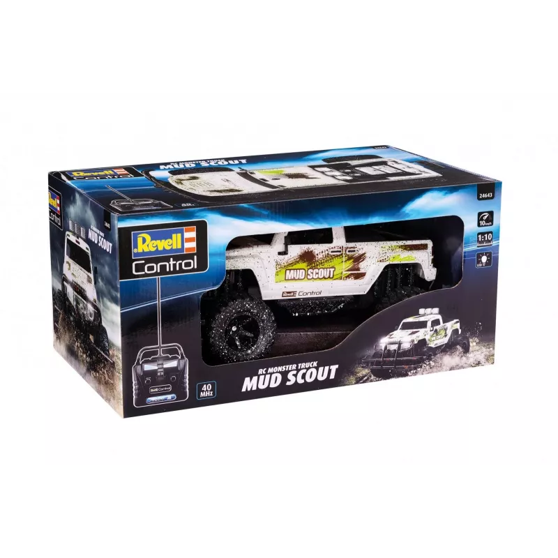 Revell New Mud Scout radio vadāms (RC) modelis bezceļa kravas auto ar elektrisko dzinēju