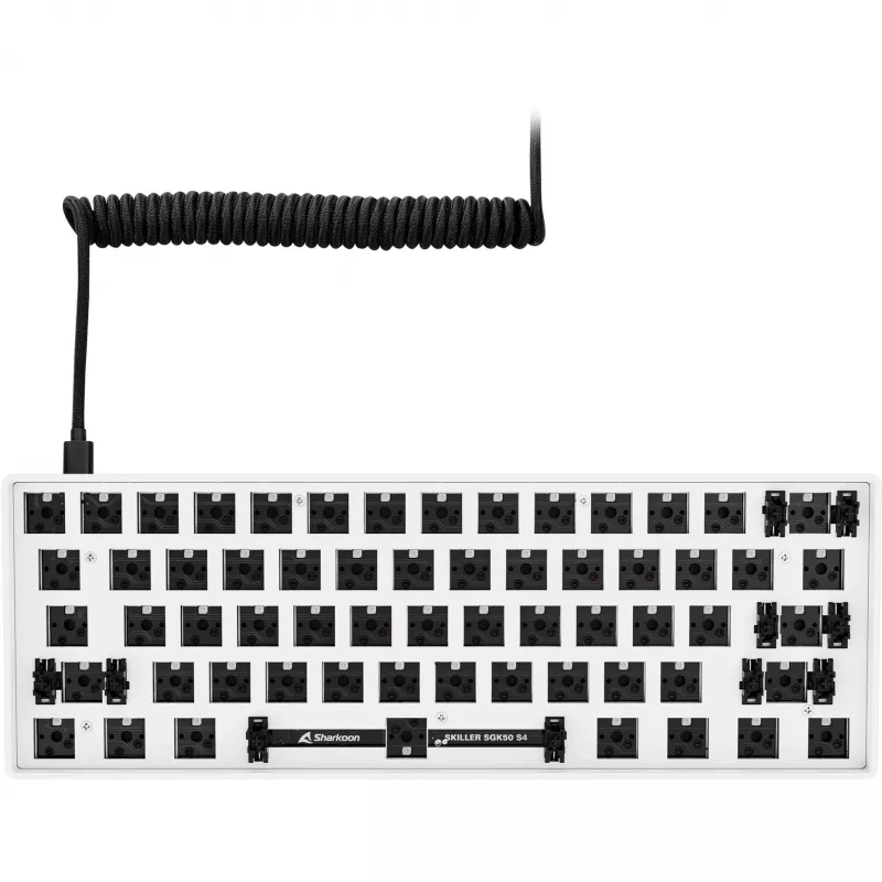 Sharkoon SKILLER SGK50 S4 Tastatūra Gaming USB Balta