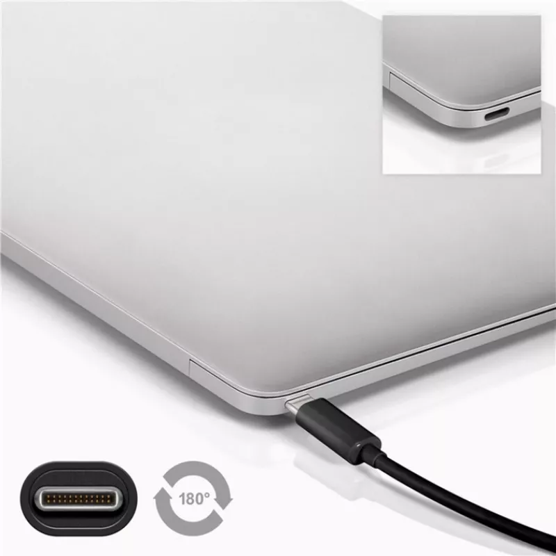 USB kabelis Goobay 67989 0,5 m Mini-USB B uz USB C melns