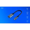 Savio Adapteris USB-C (vīr.) uz HDMI (siev.), 4K, 60Hz, alumīnijs, AK-78