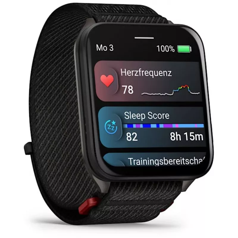 Viedpulkstenis GARMIN Venu X1 — 2 collu AMOLED, GPS/GLONASS/Galileo, 5 ATM, 11 dienu akumulators, melna silikona siksniņa