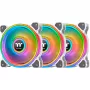 Thermaltake Riing Quad 12 ARGB 120 mm korpusa ventilatori, 3 gab. iepakojumā, balti