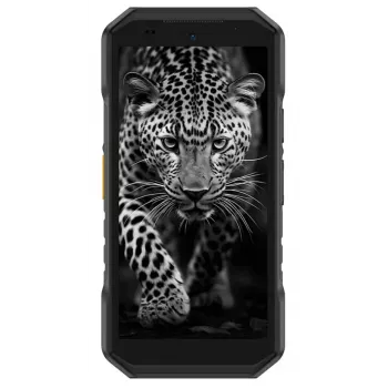 Viedtālrunis UleFone Armor X32 — 5,65 collas (14,3 cm), Android 14, 6 GB RAM, 128 GB, 48 MP trīskāršā kamera, 5500 mAh, IP68/IP69K, Dual SIM, melns