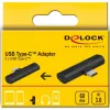Adapteris USB Type-C uz 2 x USB Type-C PD DeLOCK 64114