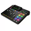 Studijas kontrolleris RØDE Caster Pro II melns — 4 XLR/TRS kombinētās ieejas, 4 austiņu izejas, 8 bloki, skārienekrāns, Wi‑Fi, Bluetooth, USB‑C