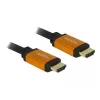 HDMI kabelis DeLOCK 85729 2 m HDMI Type A Standard Melns Gold