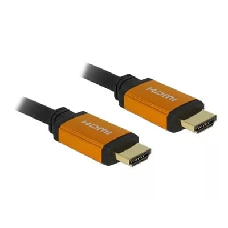 HDMI kabelis DeLOCK 85729 2 m HDMI Type A Standard Melns Gold