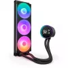 NZXT Kraken Elite 360 RGB procesora šķidruma dzesētājs 12 cm melns 1 gab.