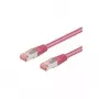 Tīkla kabelis Goobay 93339 fuksīna 0.25 m Cat6