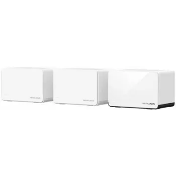 Maršrutētājs MERCUSYS Halo H85X Dual-band Wi‑Fi 6 (802.11ax), 2.4/5 GHz, līdz 2402 Mbps, 3 LAN pieslēgvietas, balts (3 iepakojumā)