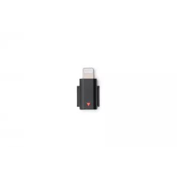 Audio adapter DJI Mic 3 Mobile Phone Adapter (Lightning) — Lightning savienojums, melns, Apple mobilajām ierīcēm