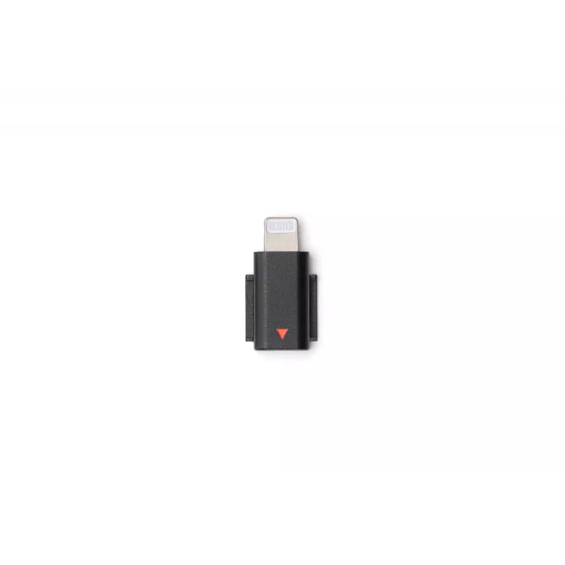 Audio adapter DJI Mic 3 Mobile Phone Adapter (Lightning) — Lightning savienojums, melns, Apple mobilajām ierīcēm