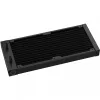 All-in-one šķidruma dzesētājs DeepCool LE240 V2 240mm, 2x120mm ventilatori, hidrauliskais gultnis, AM5 atbalsts, 41 cm caurules, Melns