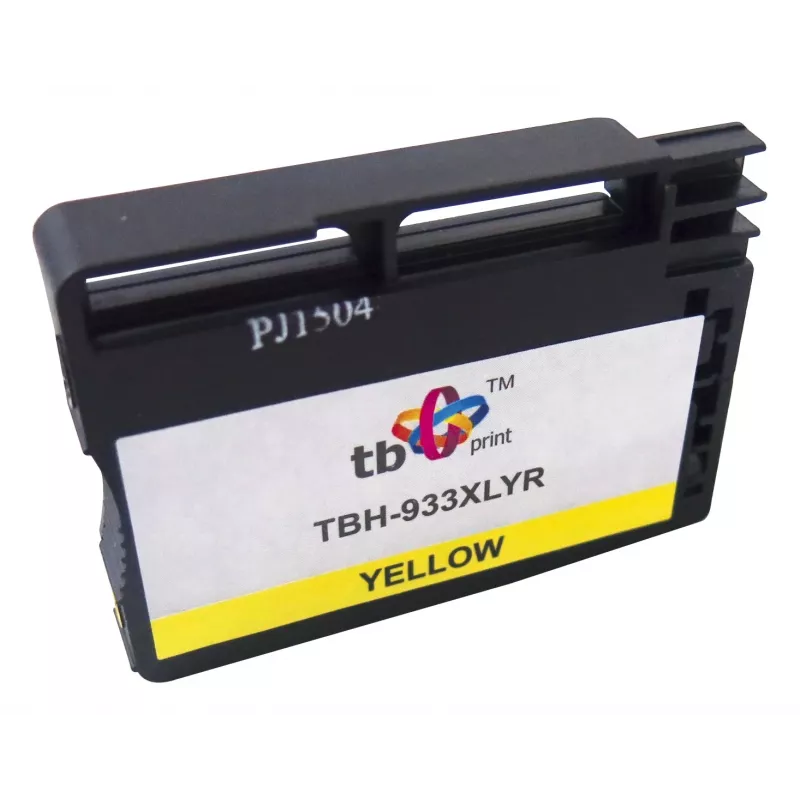TB TBH-933XLYR atjaunota tintes kasetne HP Officejet 6100 ePrinter (HP 933XL), dzeltena