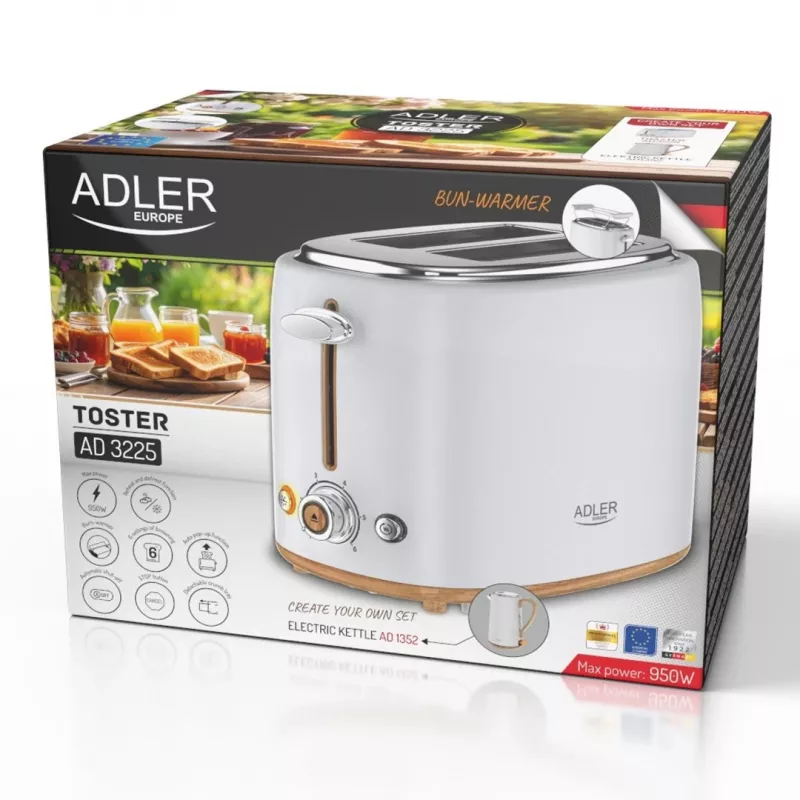 Adler AD 3225 tosteris ar grilu