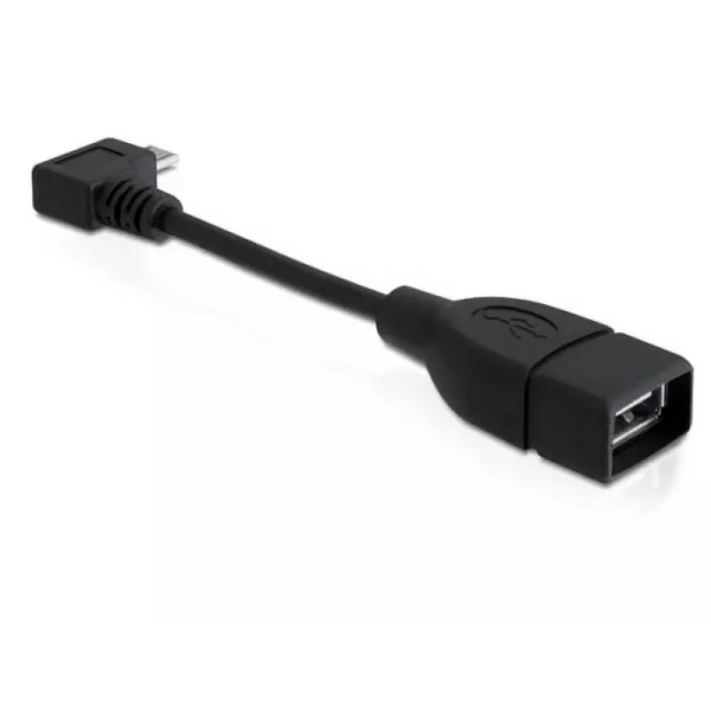 USB kabelis DeLOCK 83104 Micro-USB B to USB A 0,11 m melns