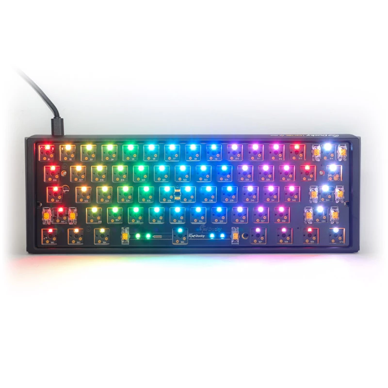 Ducky One 3 Hot-Swap Barebone Mini tastatūra Gaming USB US English Melna