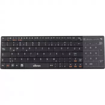Ultron UMT-BT Bluetooth QWERTZ vācu melna tastatūra