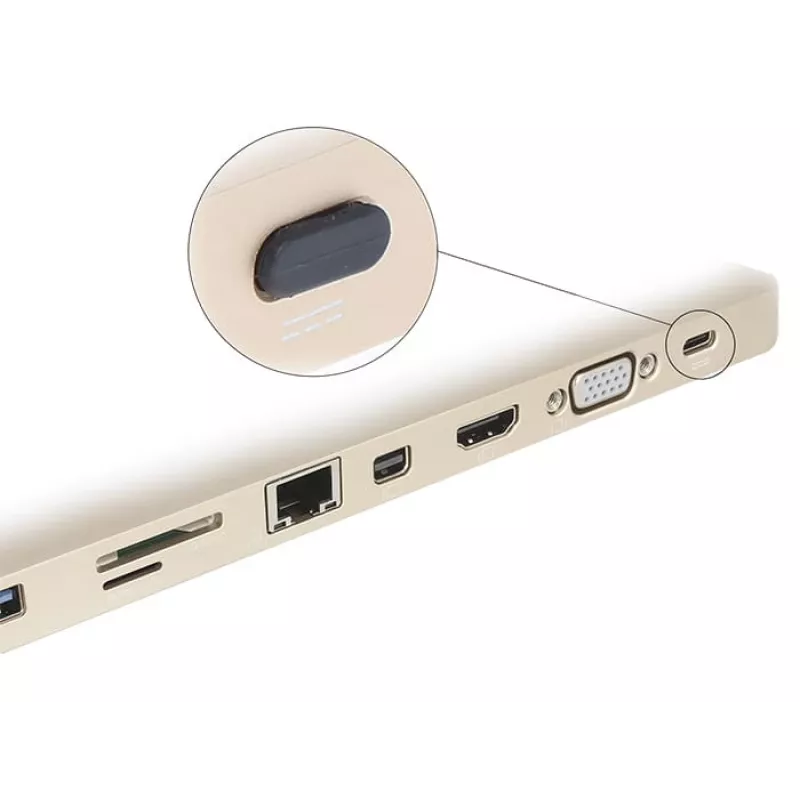Kontaktligzdas aizsargvāciņš DeLOCK 64014 USB Type-C melns 10 gab.
