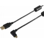 shiverpeaks BS13-10001 USB kabelis 1 m 2.0 USB A Micro-USB B Melns (BS13-10001)