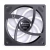 120 mm PWM ARGB korpusa ventilators Jonsbo ZB-120 Reverse Blade, melns