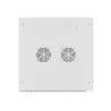 Lanberg pie sienas stiprināms montāžas statīva skapis 19 inch 27U 600x600 mm pelēks (stikla durvis)