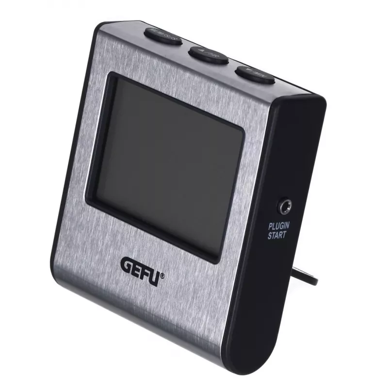 Pārtikas termometrs GEFU digitālā zonde 0–250 °C, nerūsējošais tērauds, 16 cm sensors