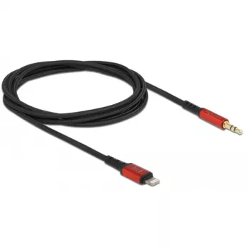 Audio kabelis DeLOCK 86587 1,5 m 3,5 mm Lightning melns