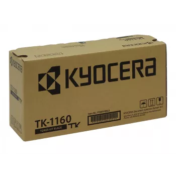 KYOCERA TK-1160 tonera kasetne 1 gab. Oriģināla Melna