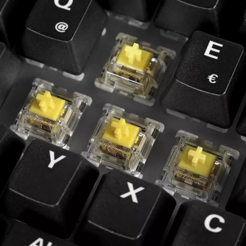 Sharkoon 100068081 tastatūra mājām USB QWERTZ vācu melna koka 75%