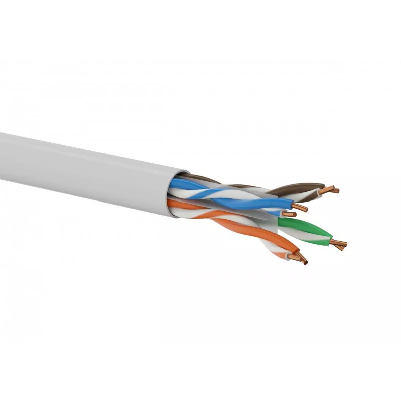 A-LAN KIU6PVC305Q tīkla kabelis 305 m Cat6 U/UTP (UTP) Pelēks