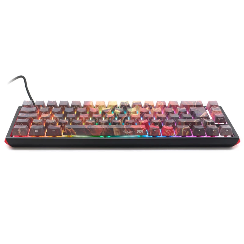 Ducky One 3 SF Doom Limited Edition tastatūra Spēļu USB QWERTY UK angļu Daudzkrāsains