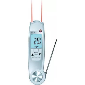TESTO kombinētais infrasarkanais un iespiežamais termometrs 104-IR (0560 1040)
