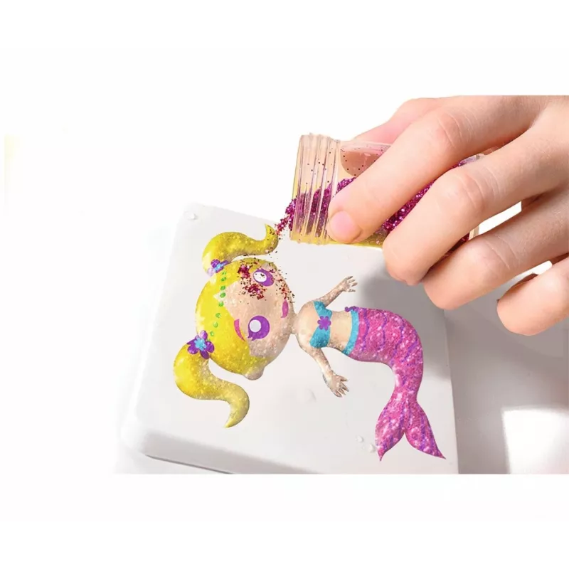 SIMBA Aqua Gelz komplekts Magic Mermaids rotaļu komplekts, modelis 106322568, amatniecības komplekts ar ūdenī aktivizējamām gēla pērlītēm