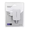 Barošanas adapteris QOLTEC 51039 65W AC-to-DC 220–240V 20.3V/3.25A Type C balts, 1.7 m kabelis