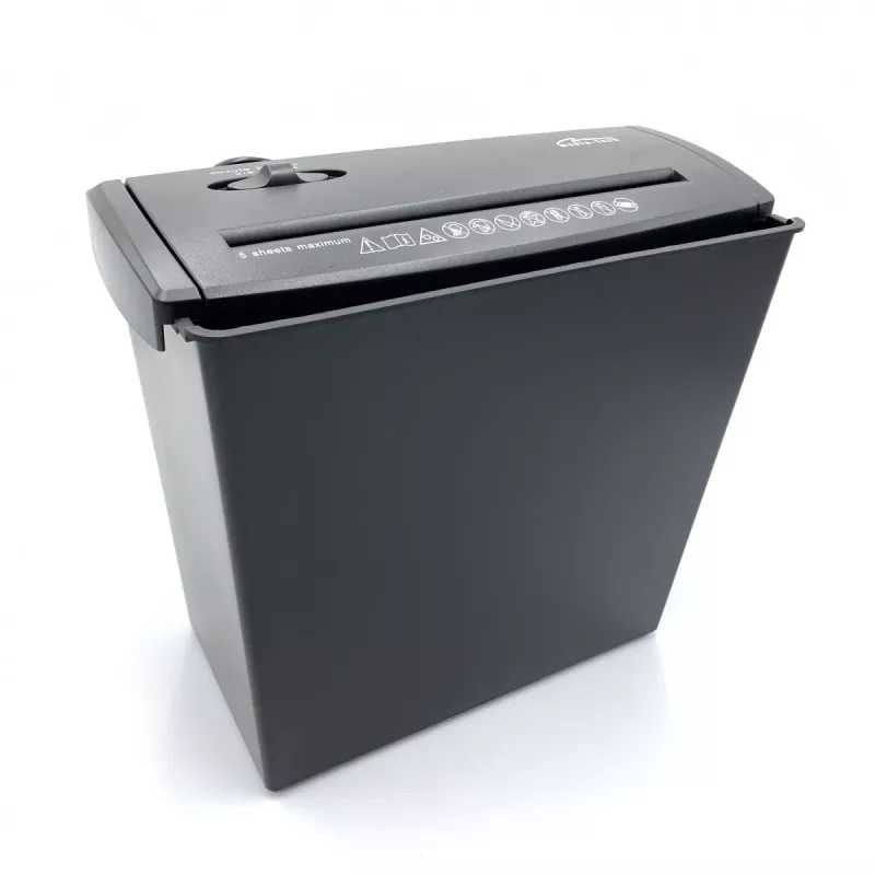 SHREDDER - Dokumentu smalcinātājs. Griež papīru, foliju, CD/DVD diskus, kredītkartes. (MT215)