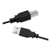 USB kabelis LogiLink CU0007B USB 2.0 2 m USB A USB B Melns
